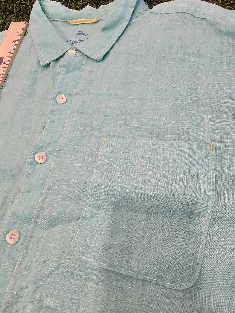 Tommy Bahama 100% Linen Long Sleeve Button-Down - XXL - Picture 5 of 9